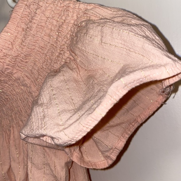 Harve Bernard Large Off The Shoulder Peach Blouse Top - Picture 6 of 9